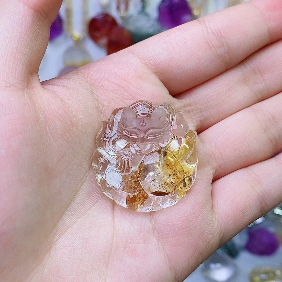 未镶嵌吊坠(赠链)水晶