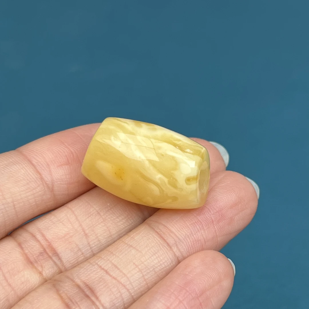 Y7362天然原矿蜜蜡马蹄珠15.8*24.4mm抖音基地 质检发货