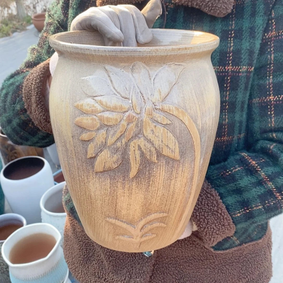 红陶口20高25～～～