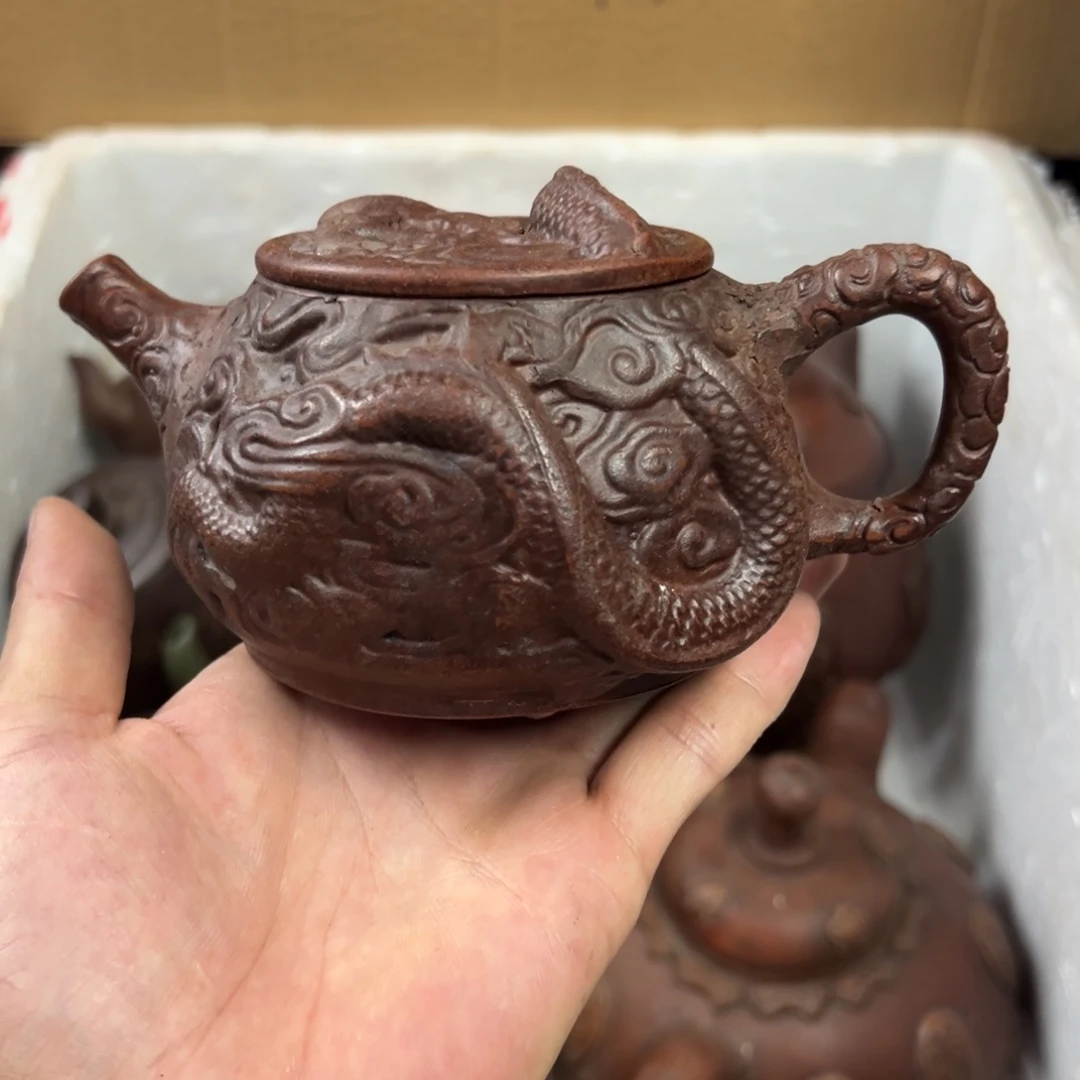 茶壶紫砂宜兴原矿紫砂壶280毫升容量