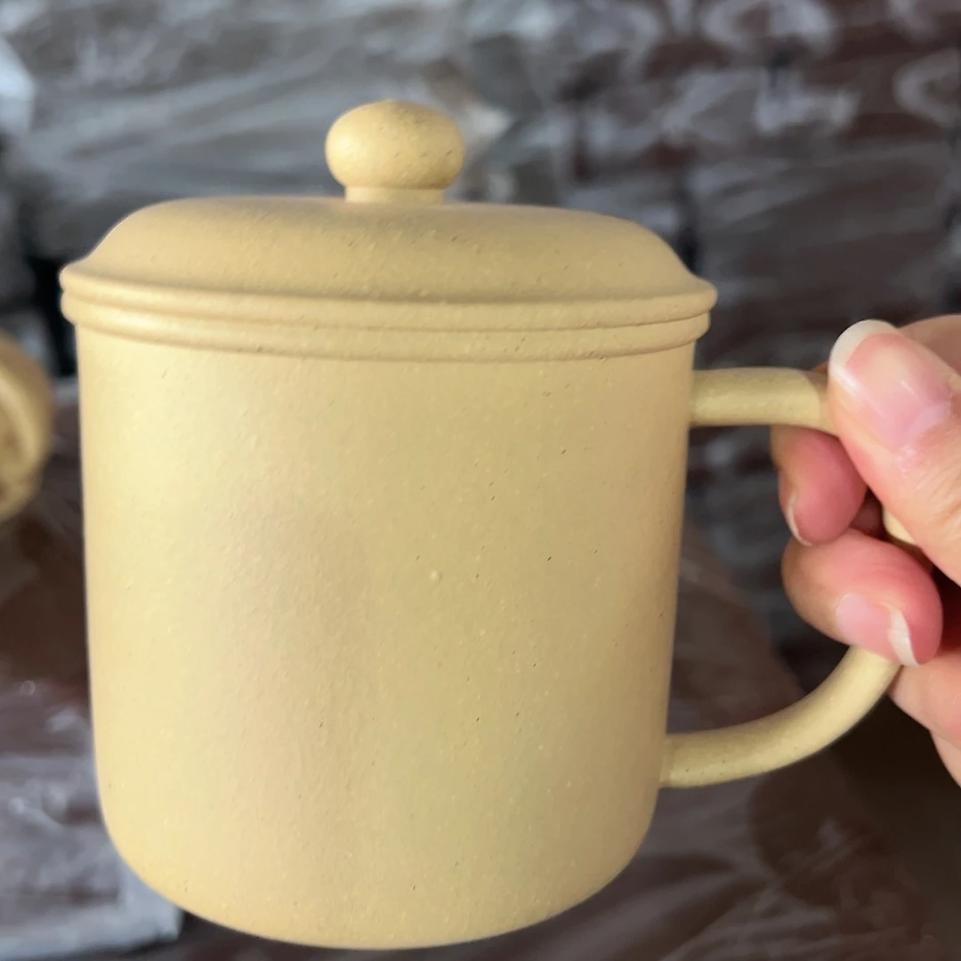 紫砂茶壶黄龙山原矿本绿350