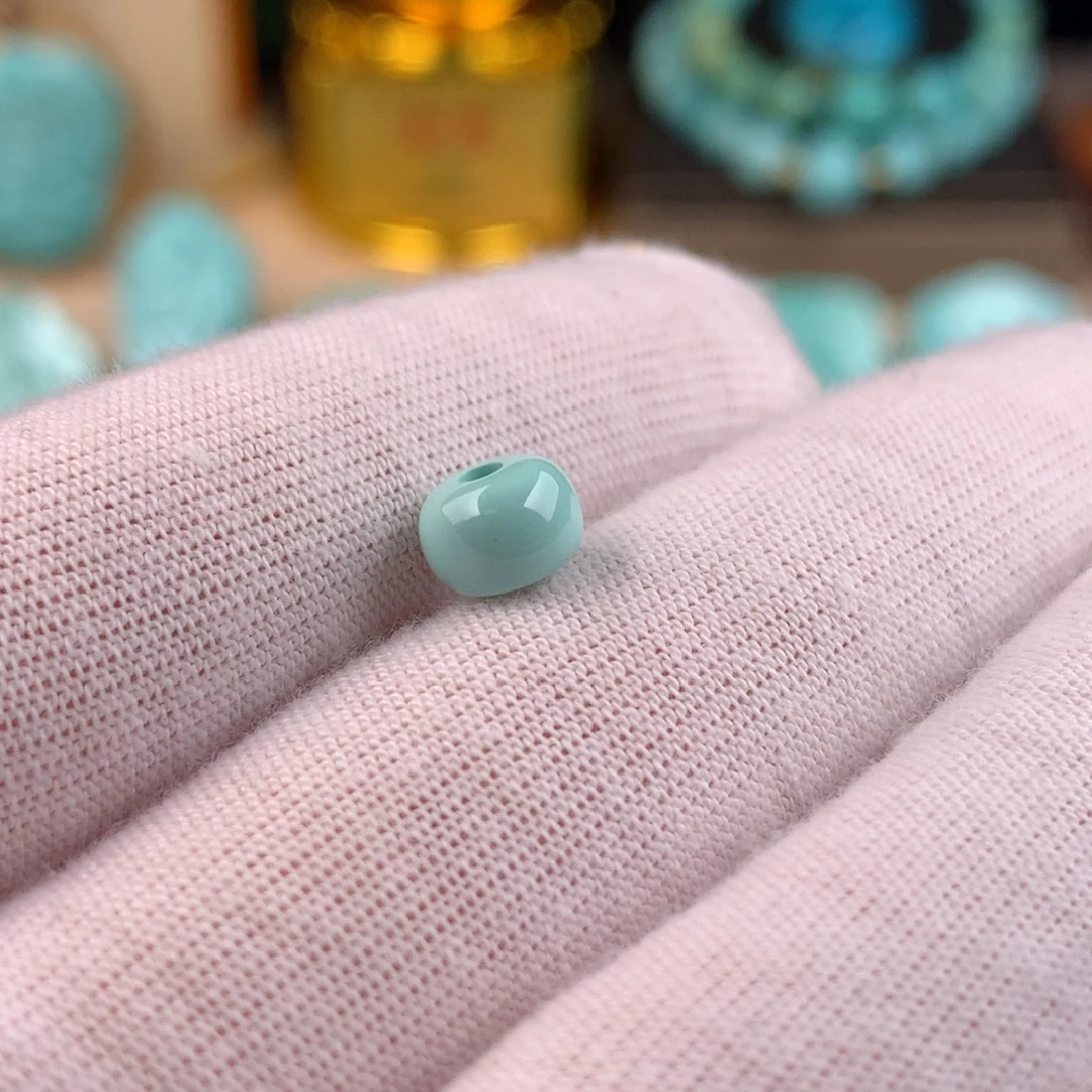 绿松石未镶嵌墩子卡6.8