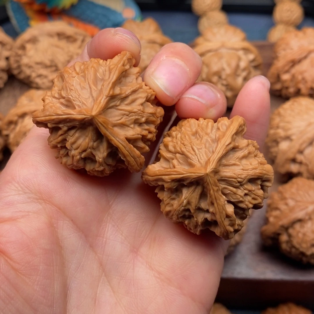 文玩核桃把件37盘山正奔