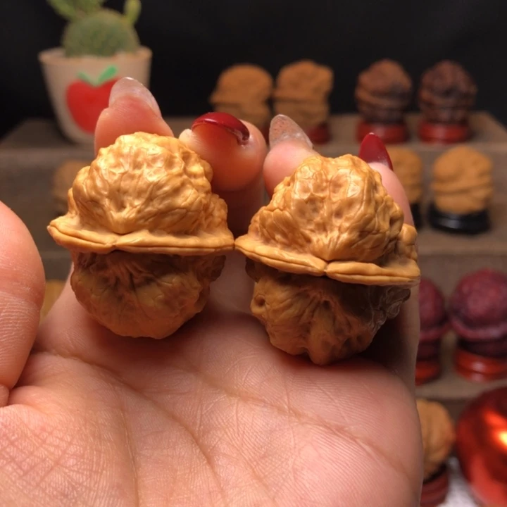 文玩核桃把件38金玉满堂