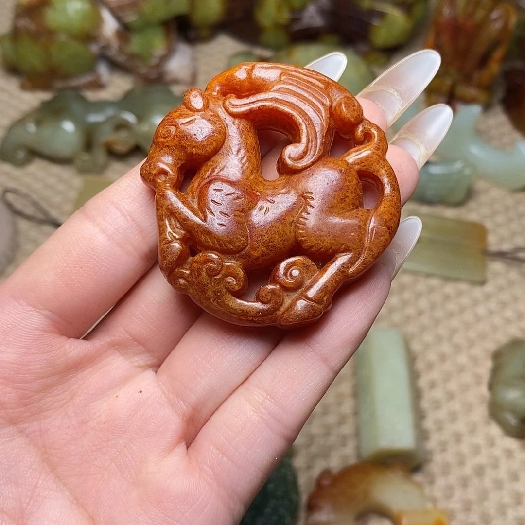 未镶嵌蛇纹石玉颈饰