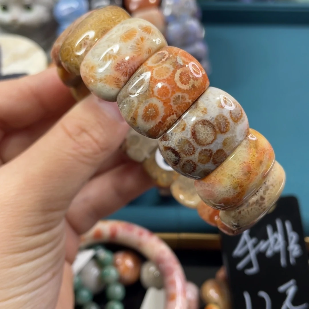 未镶嵌手镯硅化玉