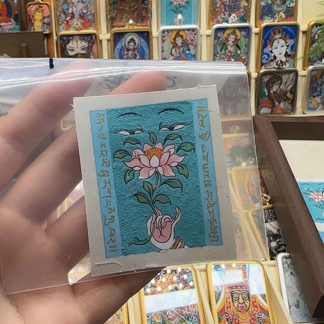 吊坠陈**_古祥手绘唐卡