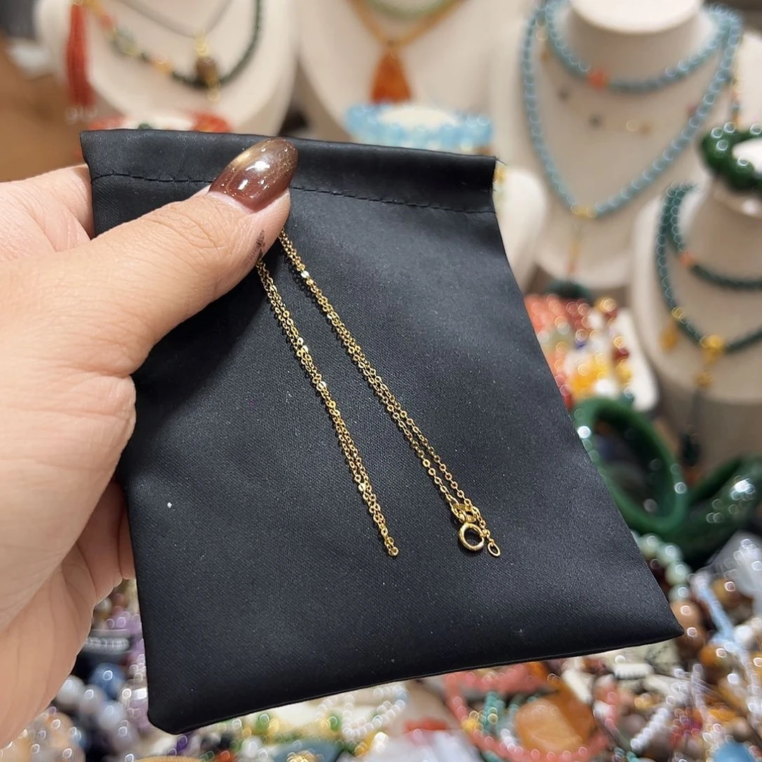 银S925镀金镶嵌颈饰玛瑙/玉髓十*