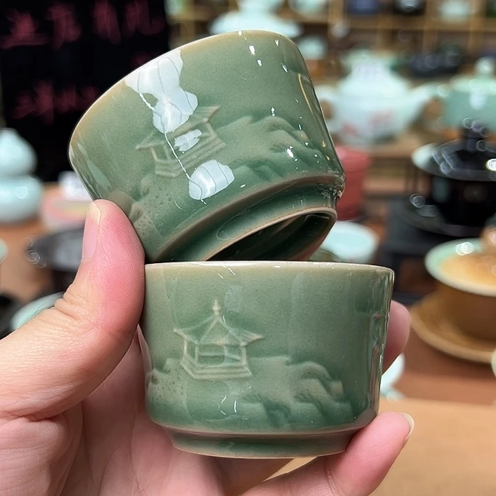 龙泉敬悦青瓷品茗杯