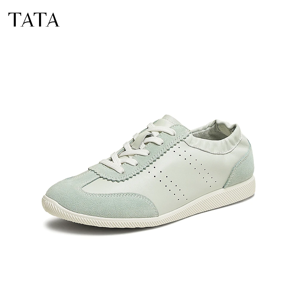 TATA他她2025夏新款商场同款平底芭蕾阿甘鞋休闲运动鞋子BPW01BM5