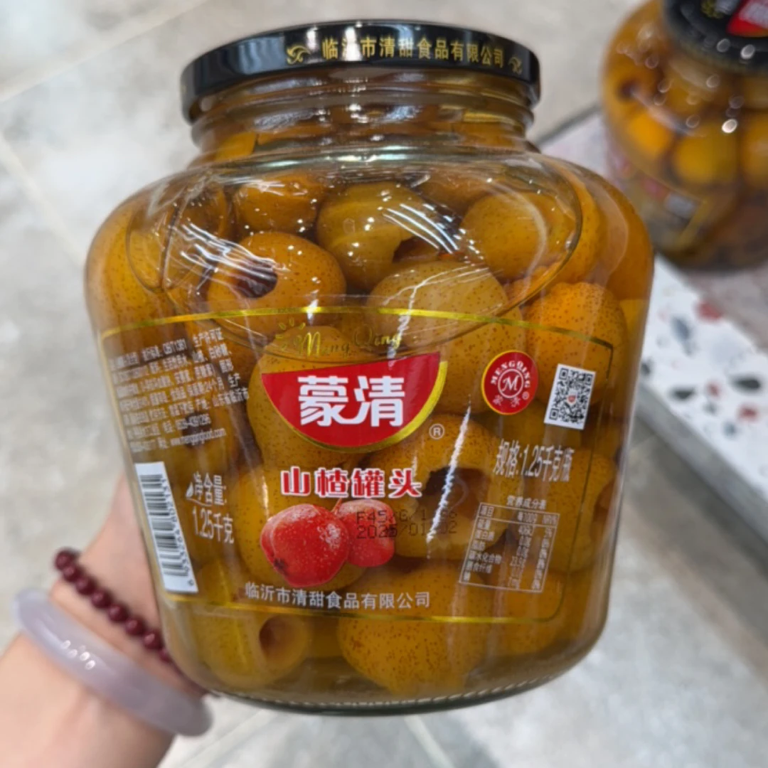 蒙清山楂罐头1.25千克