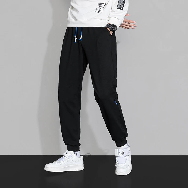 裤子男款春秋款男生运动裤男士休闲裤加绒卫裤男裤秋季新款束脚裤