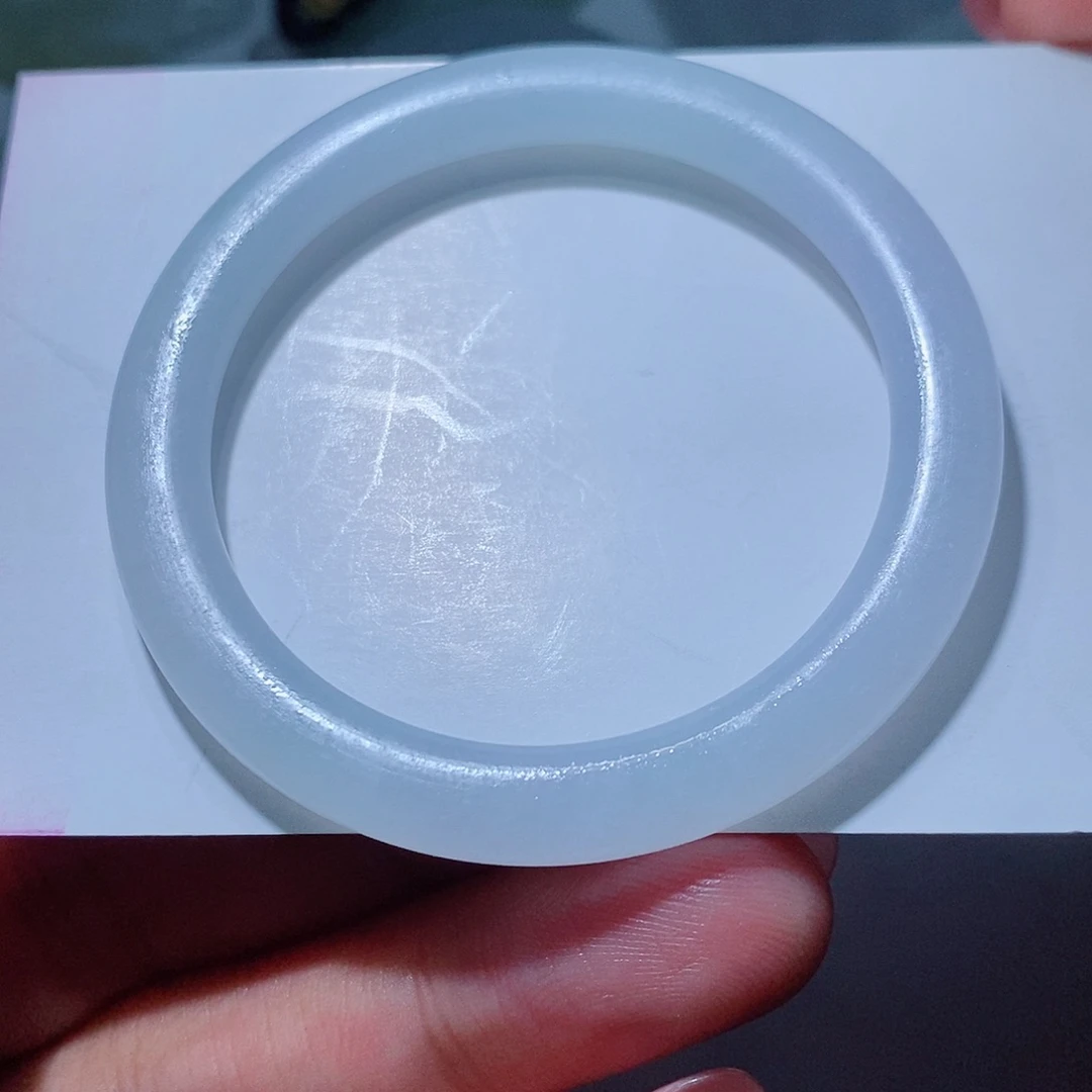 定制翡翠未镶嵌小童镯43