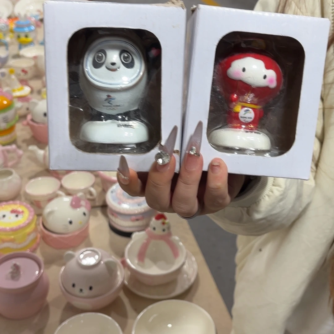 瓷片陶瓷摆件欢迎光临