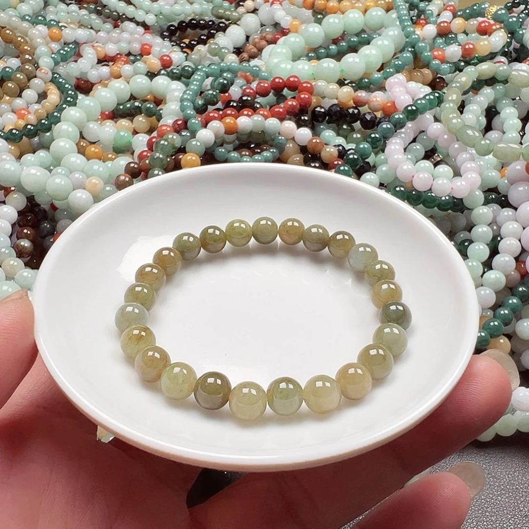 翡翠手链未镶嵌月*货主老华