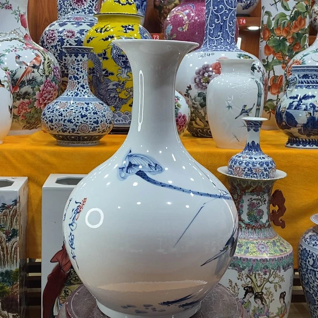 摆件百****煌景德镇陶瓷赏瓶