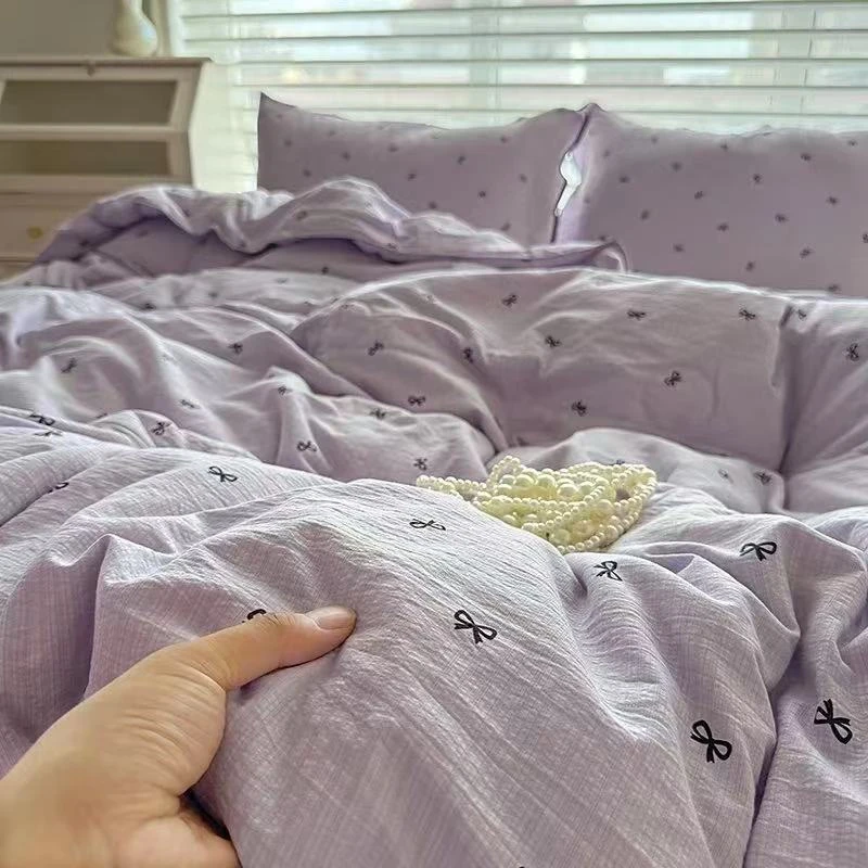 【清完放假】孤品云感双层纱夏凉被 知夏  200X220  可机洗水洗