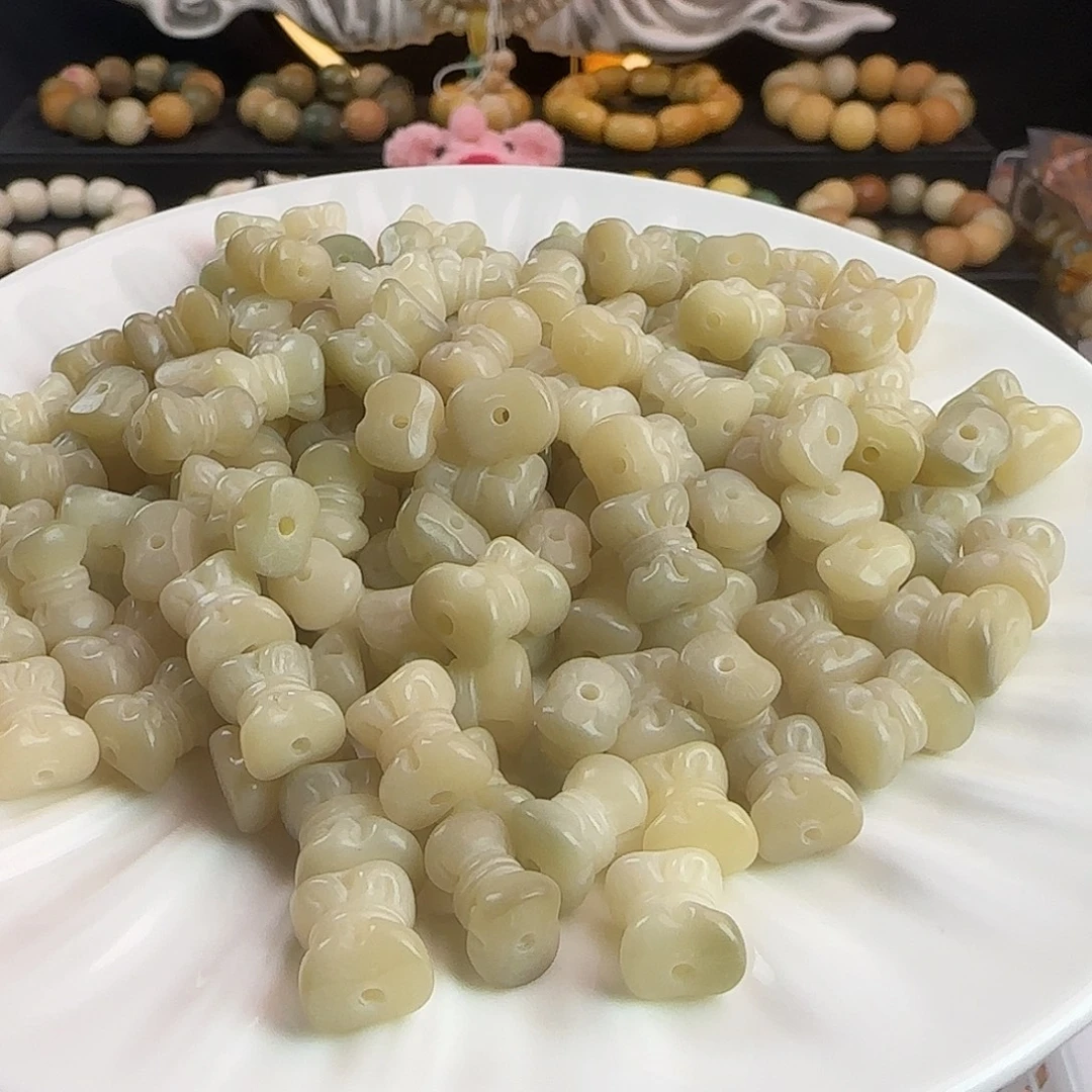 手串菩提根/象牙果卡13果绿蝴蝶结20颗➕10颗