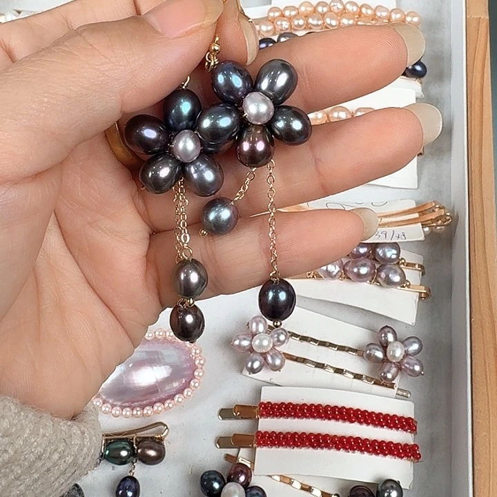 无***哈发饰未镶嵌淡水珍珠