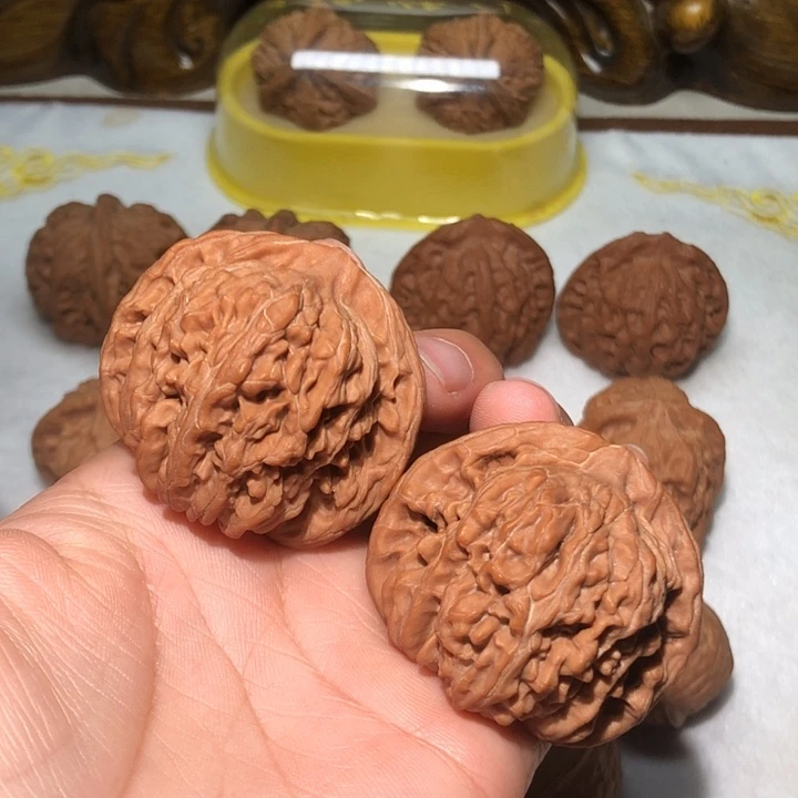 文玩核桃把件45四座楼