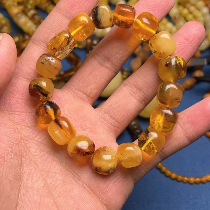 琥珀未镶嵌珠宝奇石