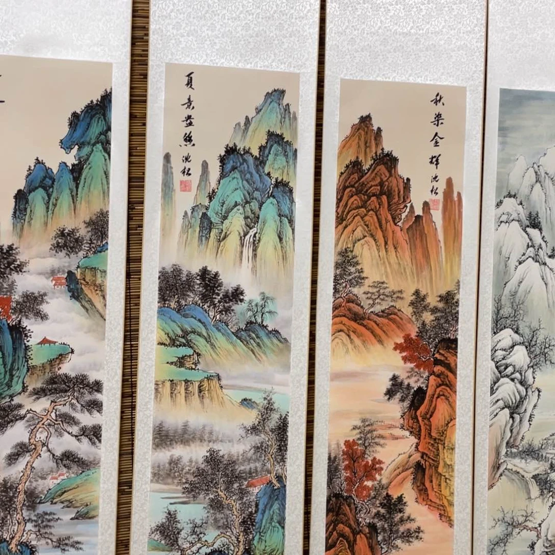 国画春夏秋冬又到春