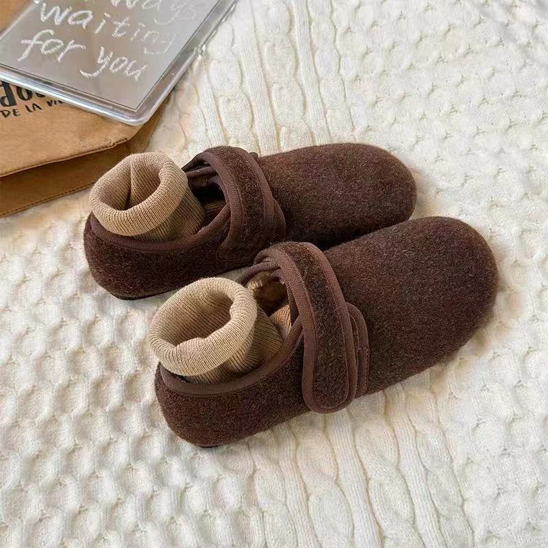 冬季纯色休闲风潮流风春季棉鞋不限季节