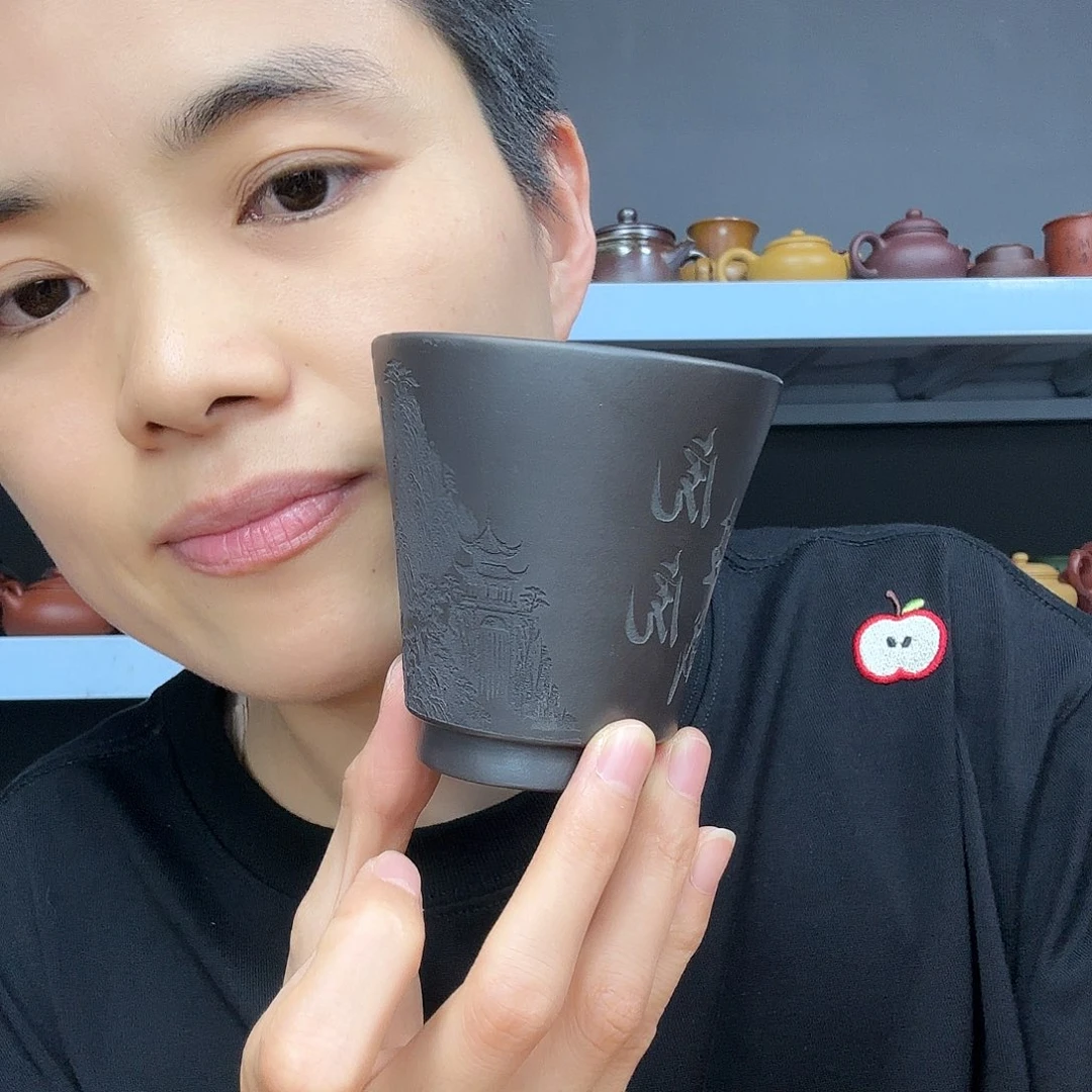 茶壶紫砂民间手艺人全手工制作