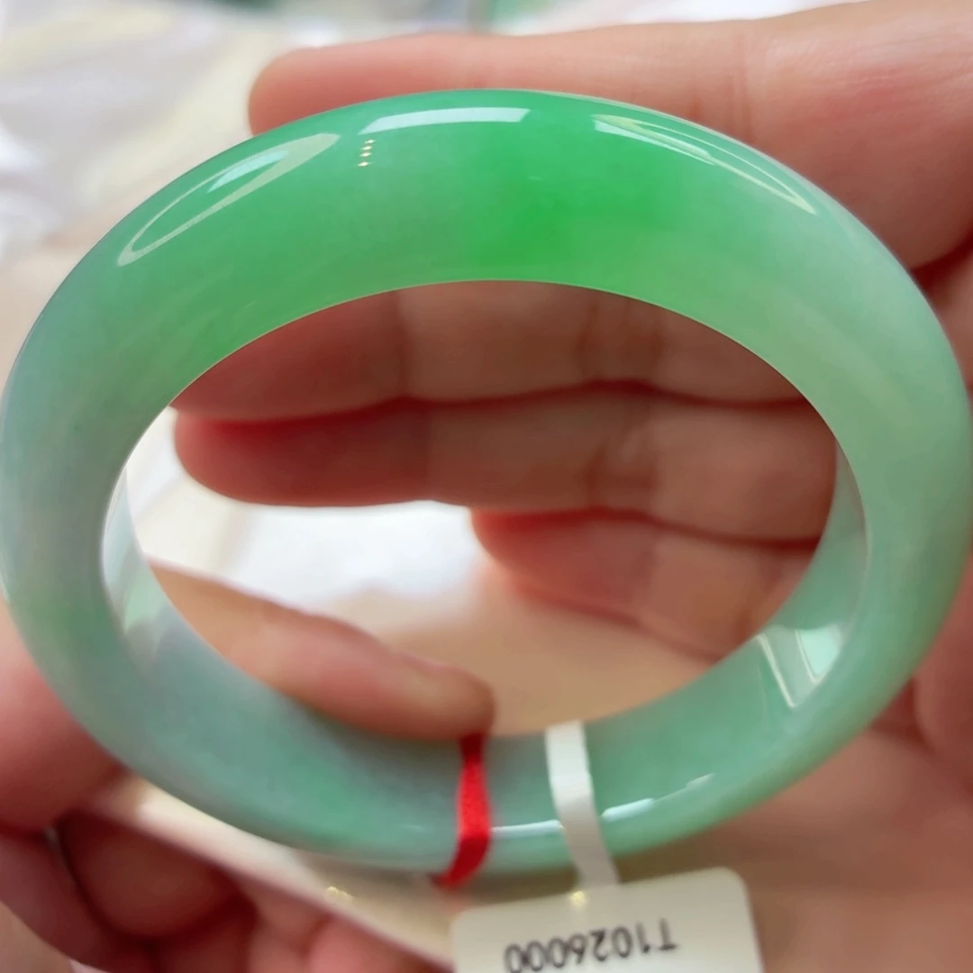 翡翠未镶嵌手镯上新23号11