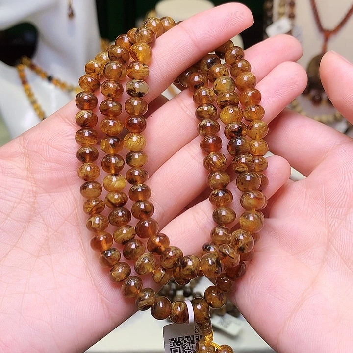 琥珀裸石未镶嵌抚顺琥珀卡7橘蜜