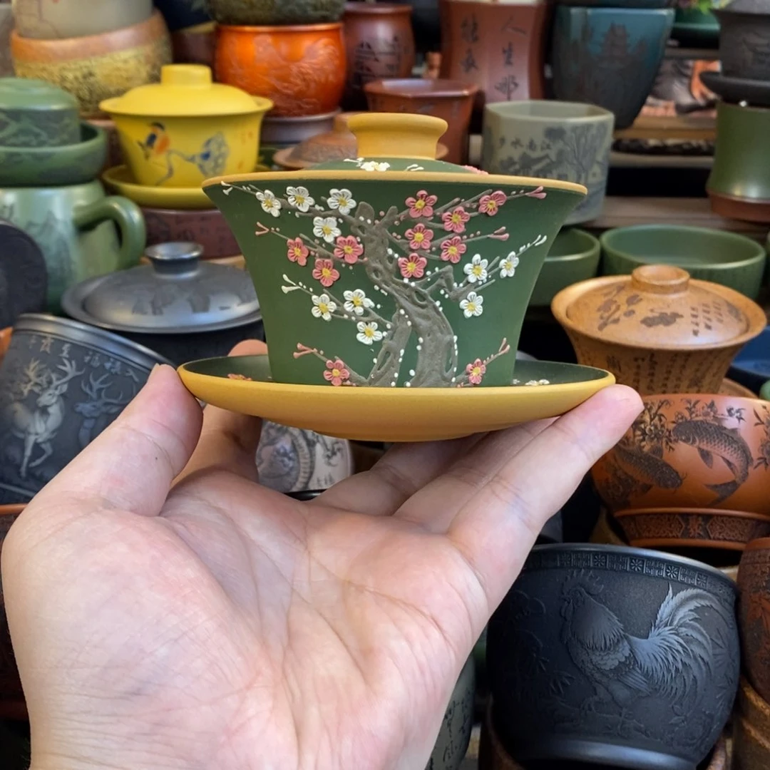 紫砂公道杯宜兴全手工紫砂杯