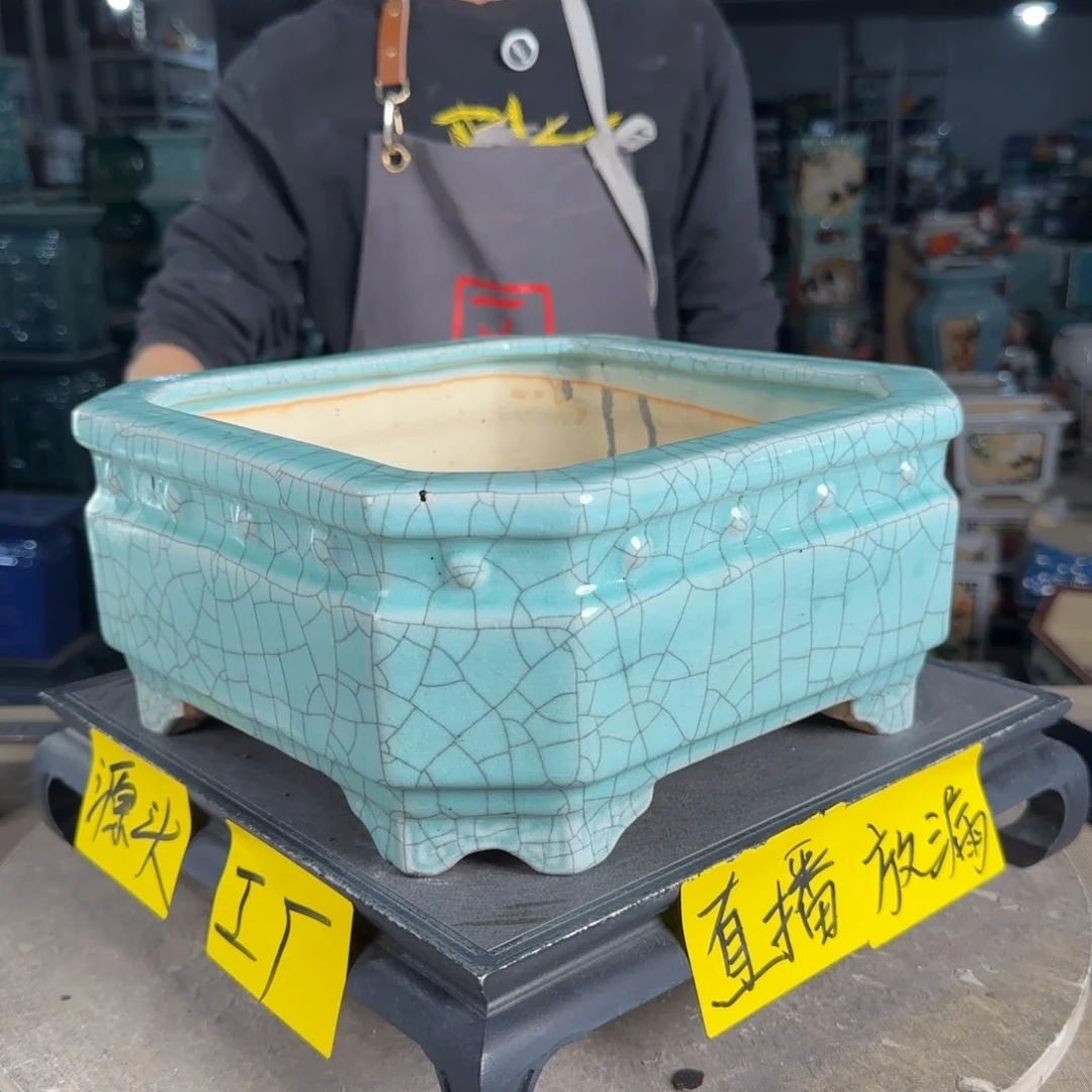 一风堂石湾花盆。微瑕