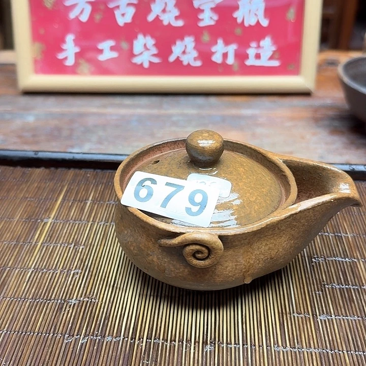 纯手工制作粗陶茶具