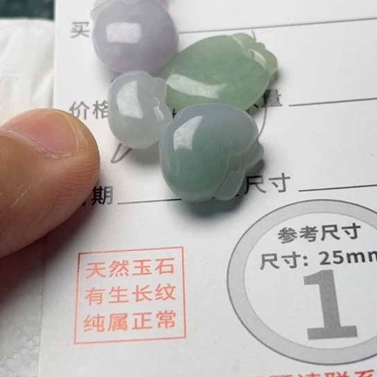 翡翠颈饰未镶嵌福袋
