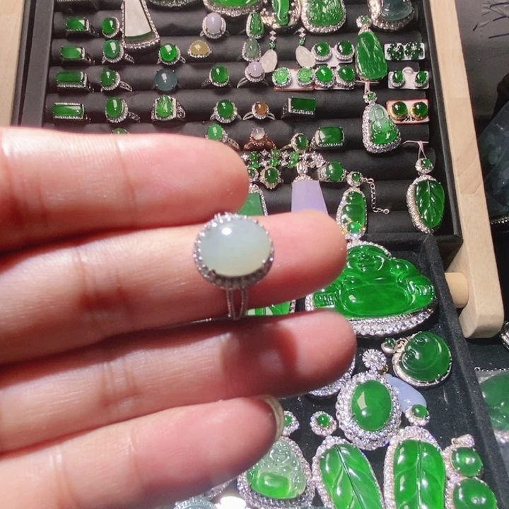 未镶嵌戒指翡翠23