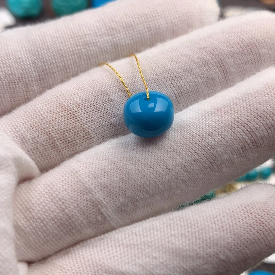 绿松石未镶嵌绿松石9.9mm