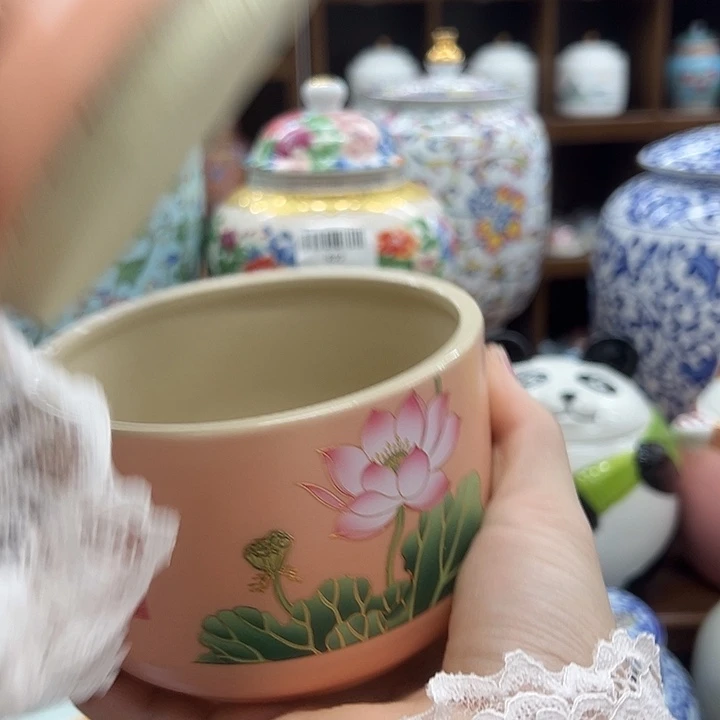 瓷片茶叶罐茶叶罐@@597