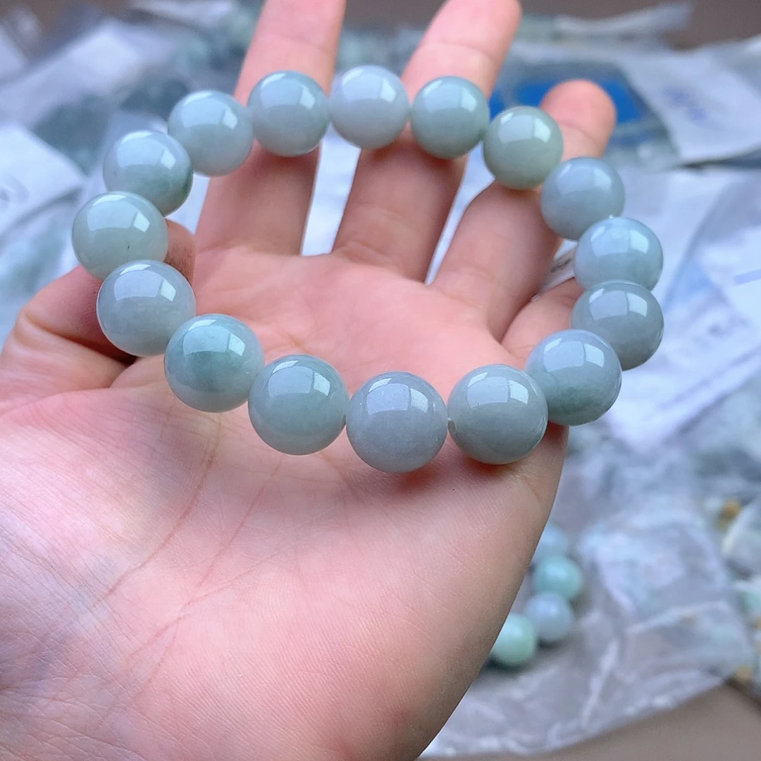 未镶嵌手串定制翡翠