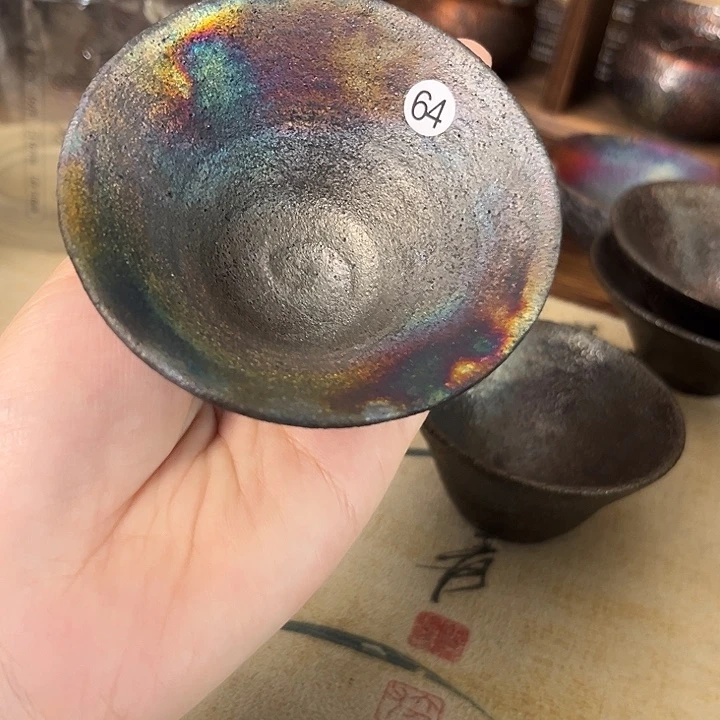 秋**涛荥经黑砂茶具杯子