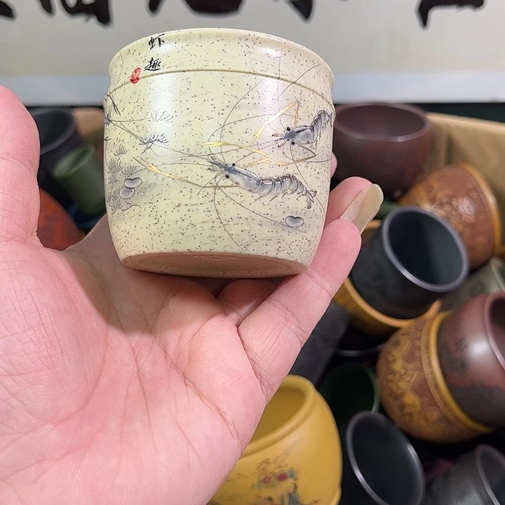 茶杯紫砂全手工紫砂主人杯