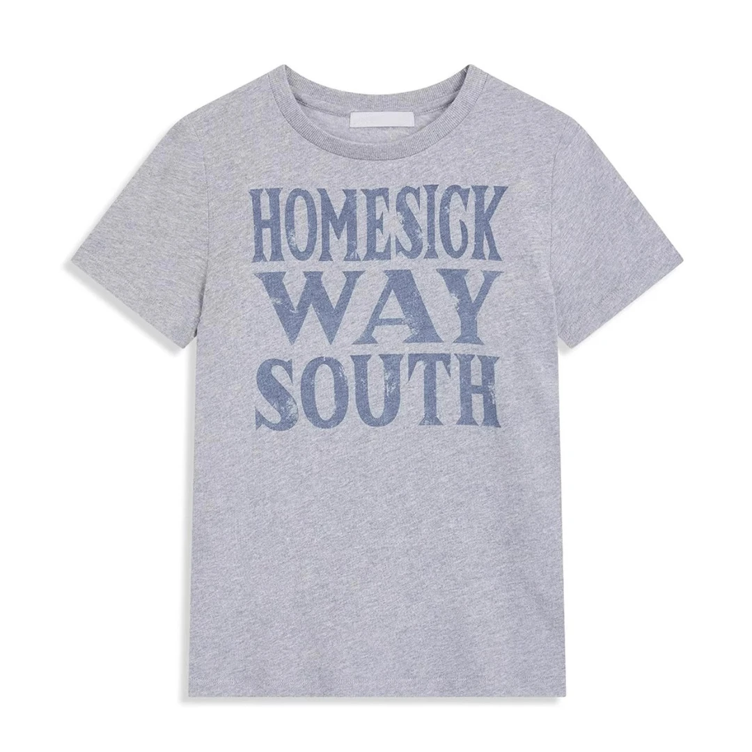 【茉舍】OPEN YY 5号印花亚麻短袖T恤 YY252TS006-539