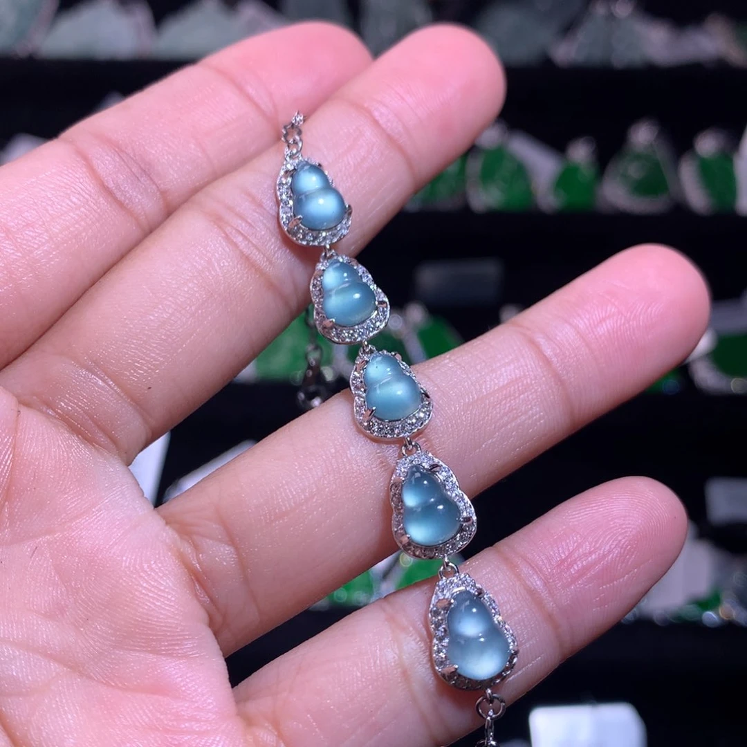 【闪购商品】银S925镶嵌手链翡翠