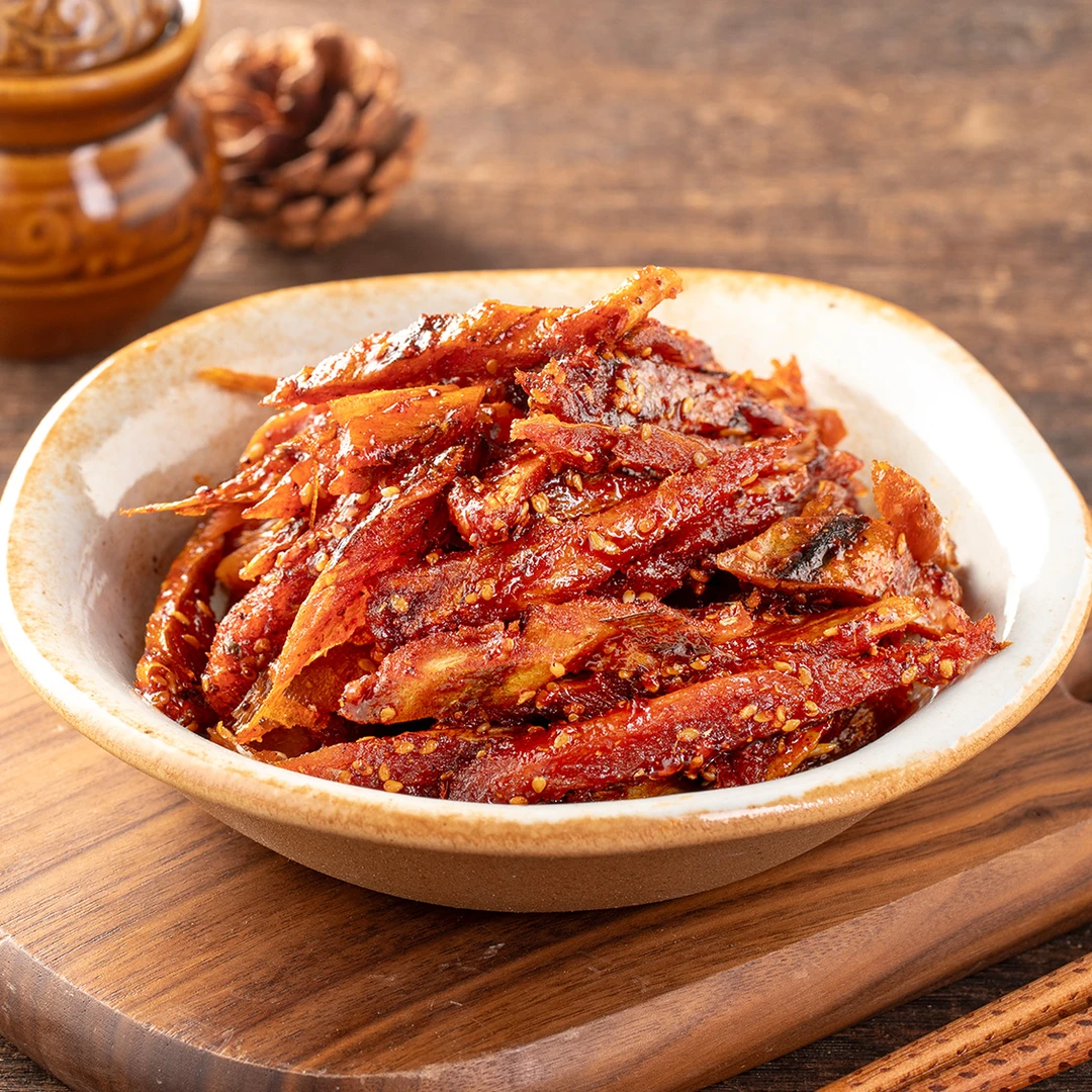 拌明太鱼丝延边朝鲜族传统口味下酒菜甜辣正宗原产地发货