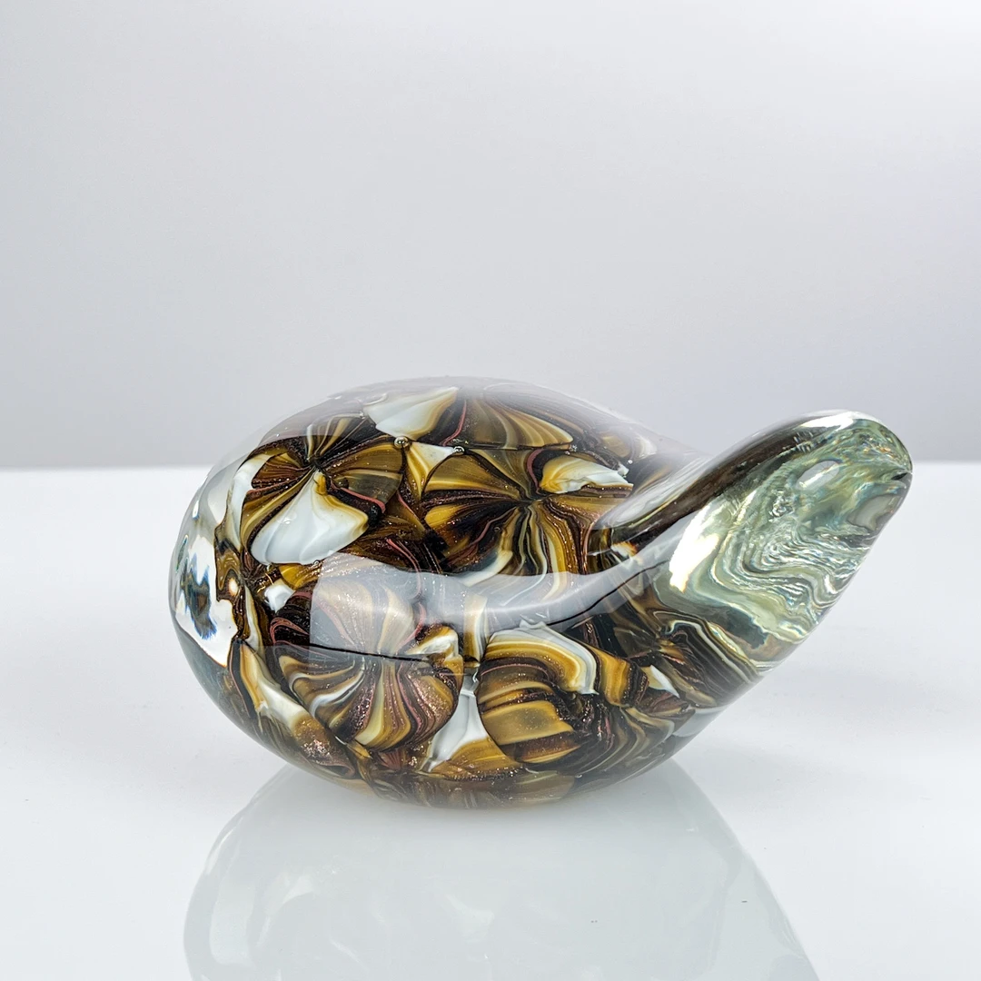 巴比特美学【金蟾】 极简现代轻奢设计感纯手工水晶琉璃艺术摆件