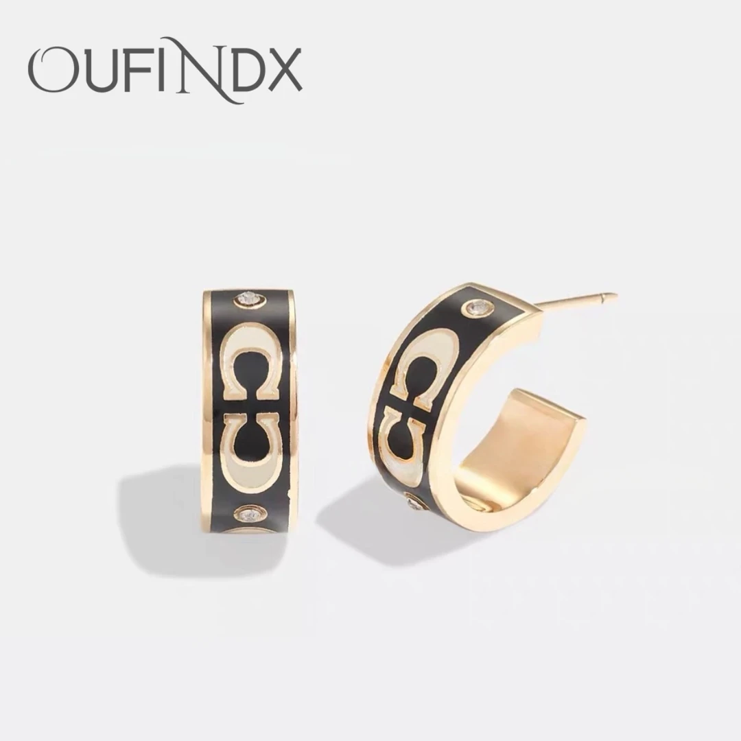 OF 美★【奥莱女神】设计师款耳钉~5638