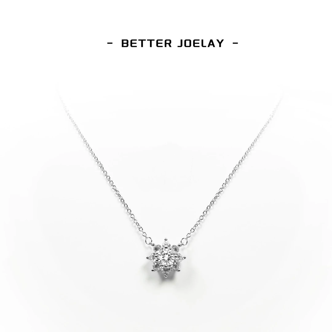 铜合金项链 BETTER JOELAY-【八芒星】时尚高级感镶钻项链BLH0013