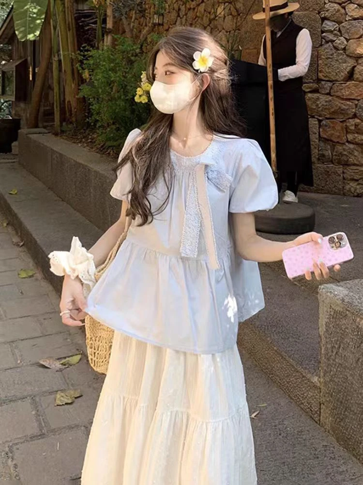 8734两件套套装时尚洋气遮肉显瘦