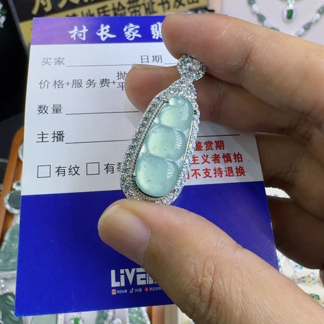 翡翠未镶嵌颈饰1489