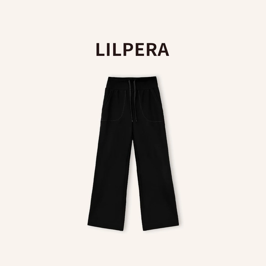 【清仓福利】黑色直筒裤女卫裤X411