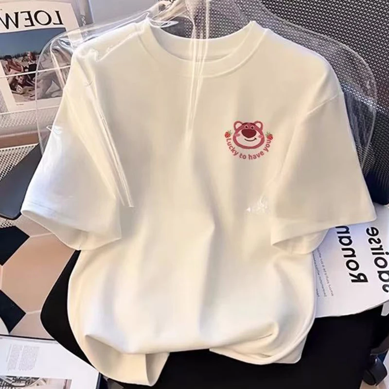 【6-2】2025纯棉男女同款纯棉T恤短袖t恤男女夏季ins潮牌潮